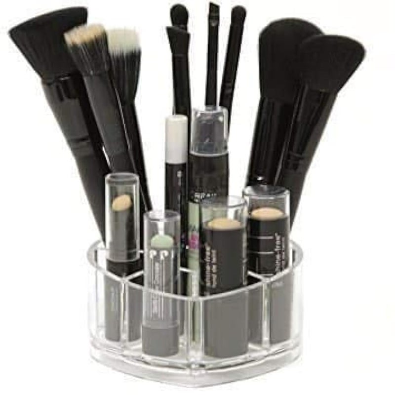 Acrylic Heart Shaped Cosmetic Organizer Makeup Organizer, Lipstick Holder, Display Stand, Nail Polish, Eyebrow Pencil Storage Box - Image 5