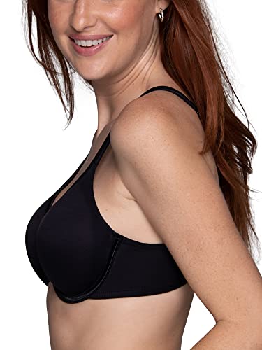 Vanity Fair Women's Body Caress Full Coverage Contour Bra #75335, Midnight Black, 40D - Image 2