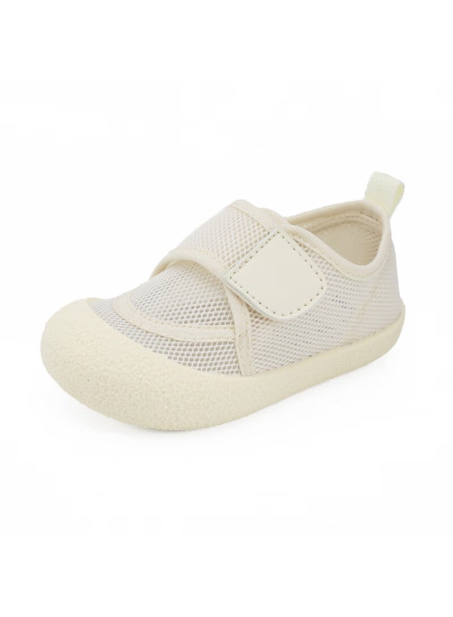 Topstar Kindergarten Indoor Shoes Children's Canvas Shoes White Soft Bottom Baby Breathable Single Shoes Beige Rice Bottom 24 - Image 4
