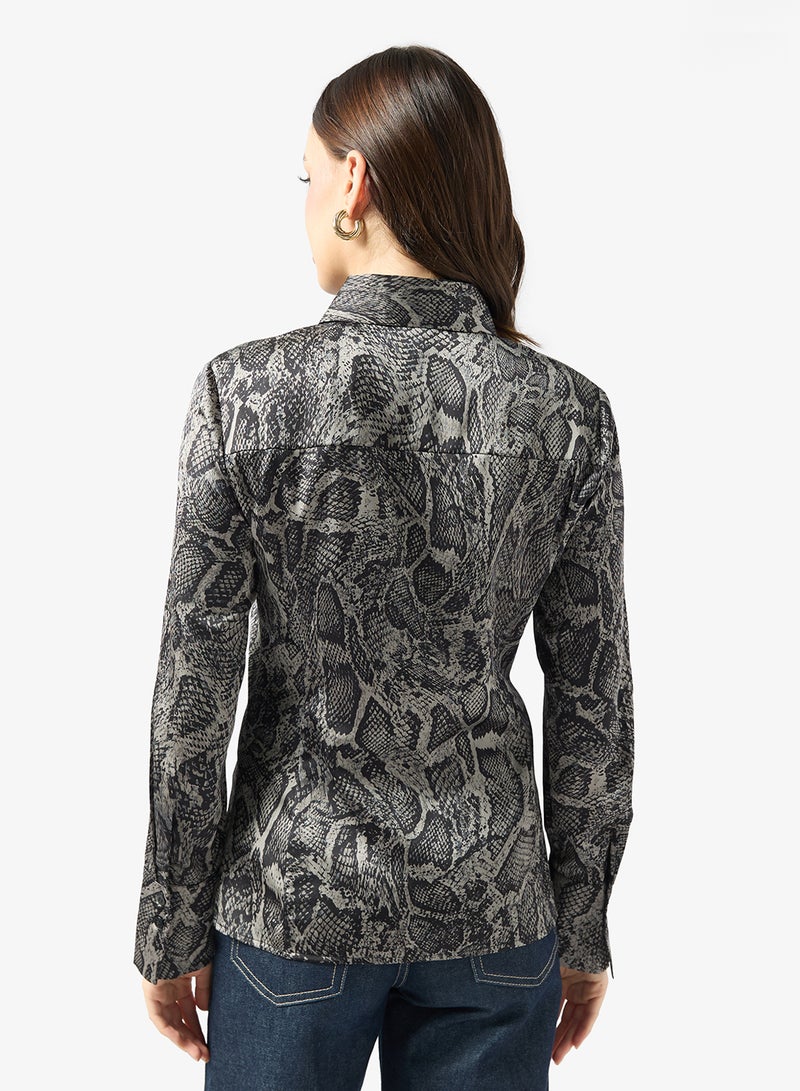 GUESS New Long Sleeve Fernanda Corset Shirt - Image 2