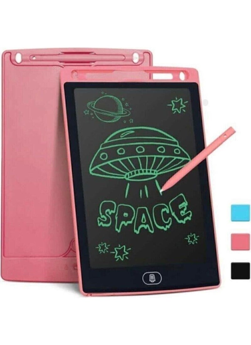 TeknoClass Digital Pen Drawing Writing Board Note Writing Training Tablet Writing Tablet 8.5 Inch Pink  - Image 1