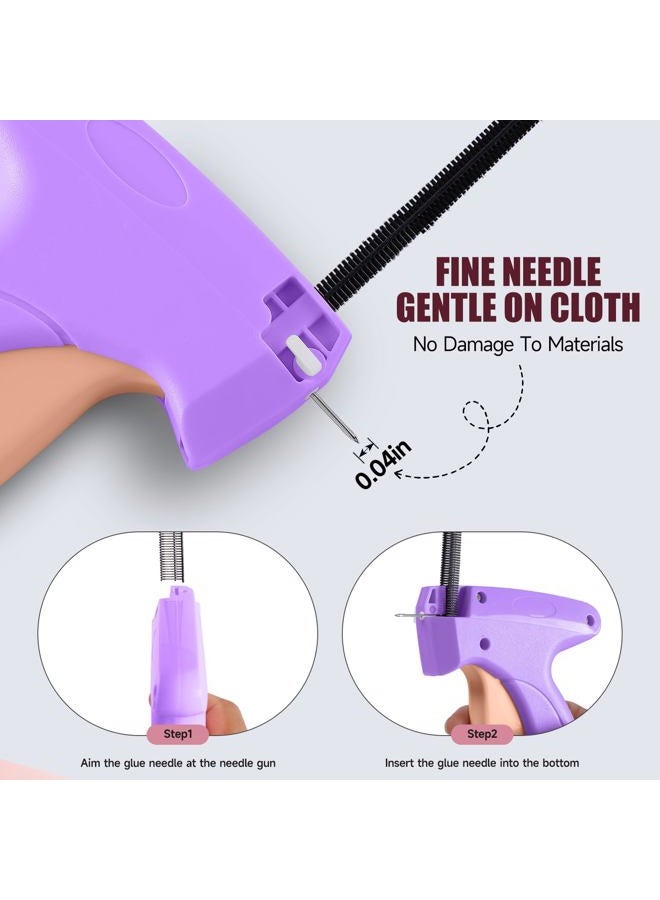 KEEUH Sewing Gun Tag Stitch Gun for Clothes - Purple/Pink Color Versatile Stitching Gun for Hemming Pants Repairing Seams and More - Image 3
