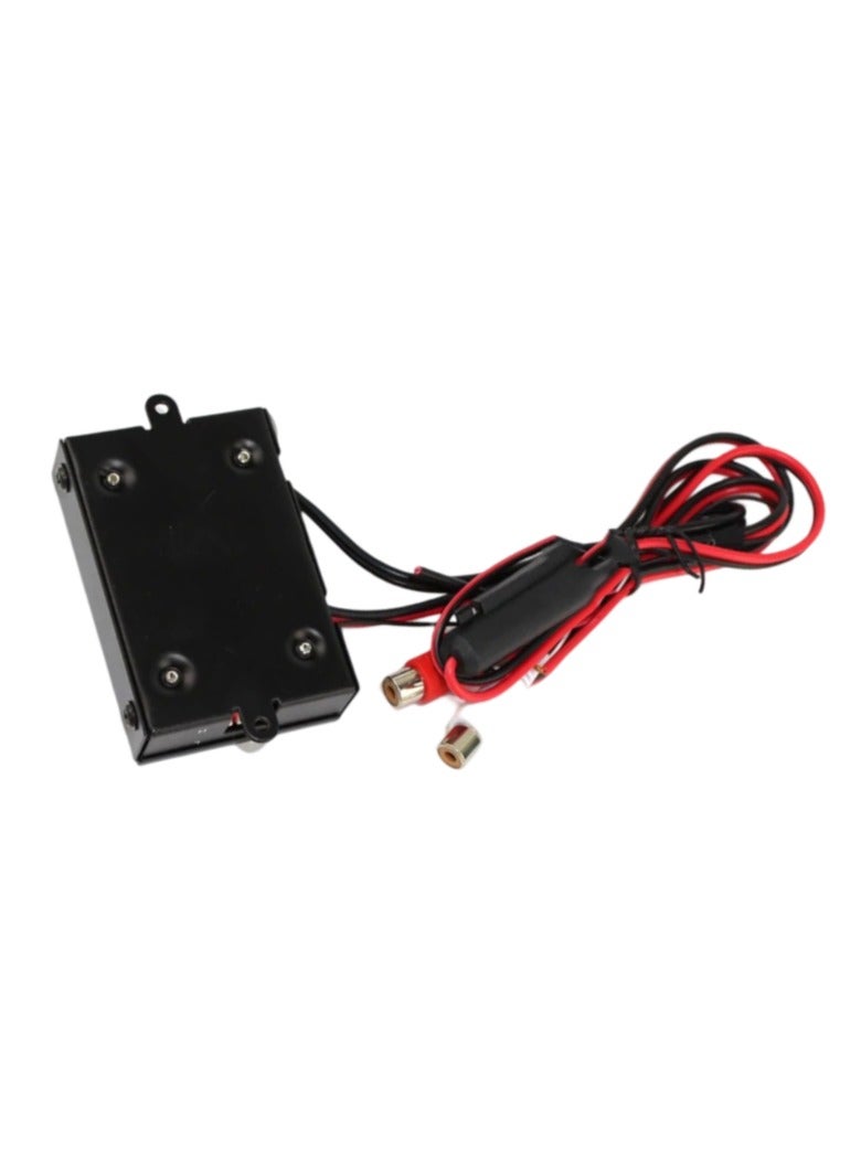 ROYAL - FM Transmitter with 16 Selectable Channel Frequencies PLL FM-16 Stereo 12~14V External Antenna Modulator CVBS Audio Input to Radio Speaker (FM-16BD) (Black) - Image 5