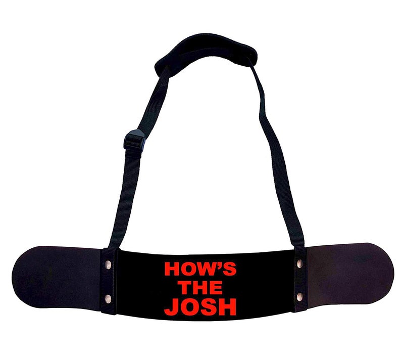 Aprodo New Arm Blaster, Biceps Muscle Workout, Heavy Duty Thick Gauge, Padded, for Men & Women (HOWS The Josh RED RED) - Image 1