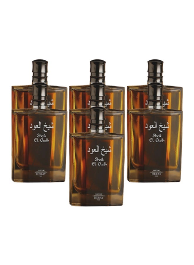DERAY 7 Pieces Sheikh El Oud Perfume For Men 100ml EDP - Image 1