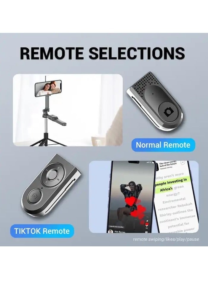 Arabest K28 Wireless Selfie Stick for Live Broadcasting with 360° Rotating Bonus Phone Holder - Extendable Multifunctional Portable Tripod Monopod for Effortless Selfies, Vlogging, and Streaming - Universal Compatibility and Enhanced Features  - Image 3