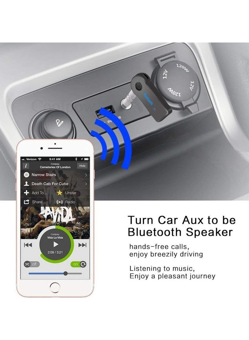 محول استقبال صوت موسيقى بلوتوث ستيريو للسيارة AUX IN مكبر صوت منزلي MP3 - Image 3
