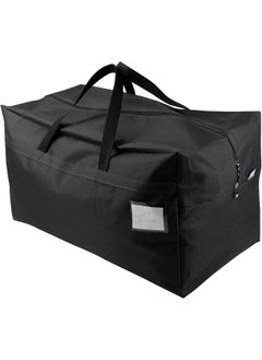 sulfar Sulfar 100L Storage Organizer Bags, Go to College Storage Bag, Traveling Storage Bag, Black  - Image 1
