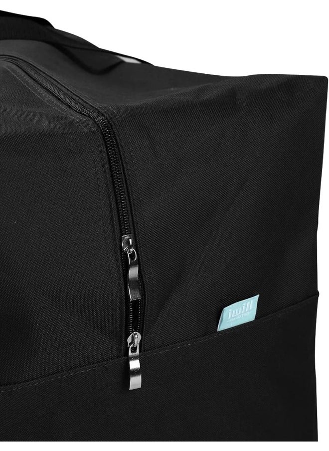 sulfar Sulfar 100L Storage Organizer Bags, Go to College Storage Bag, Traveling Storage Bag, Black  - Image 5