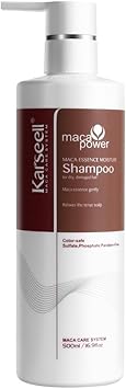Karseell Moisturizing Shampoo Maca essence Sulphate Free Deep Nourishing Shampoo for Dry and Damaged Hair 500ml - Image 1