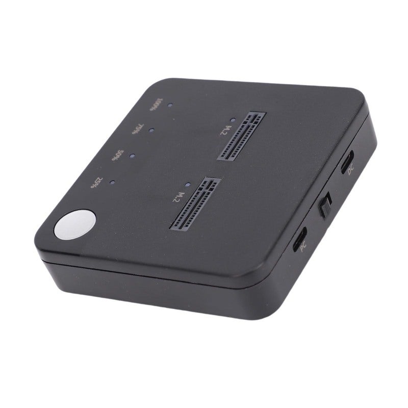 M.2 NVMe Dock Station With 20Gbps Dual Bays - M.2 NVMe Duplicator For NVMe To Serial ATA Cloning - M.2 Hard Drive Duplicator For IT Professionals - Image 2