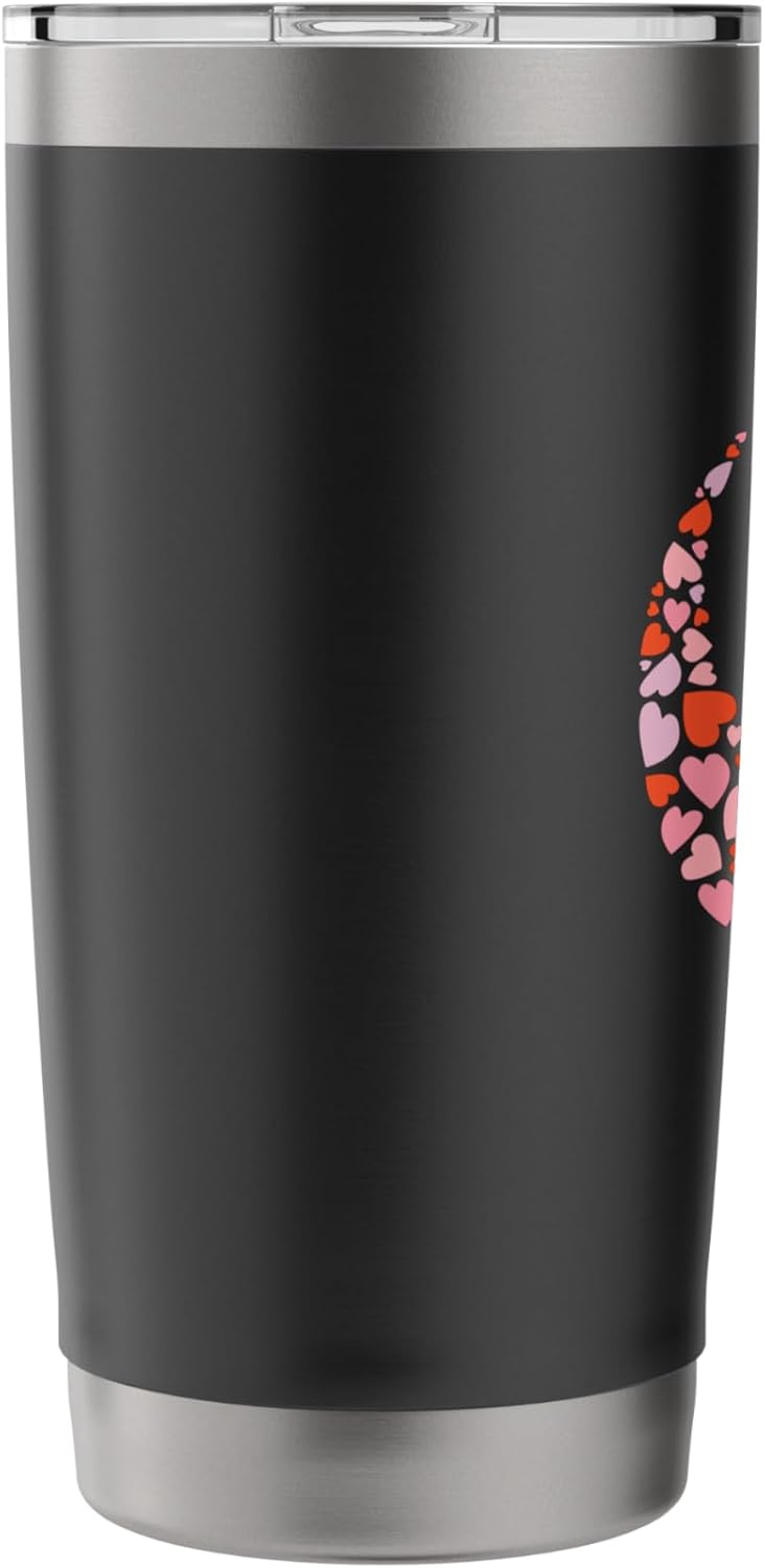 Star Wars Valentines Day Rebel Alliance Symbol Logo Hearts Stainless Steel Insulated Tumbler - Image 4