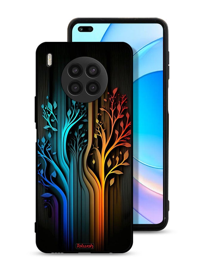 Tolwak Honor 50 Lite Protective Case Cover Tree Leaves Art - Image 1