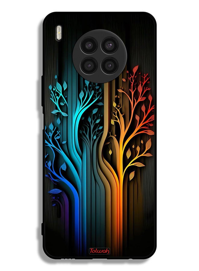 Tolwak Honor 50 Lite Protective Case Cover Tree Leaves Art - Image 2