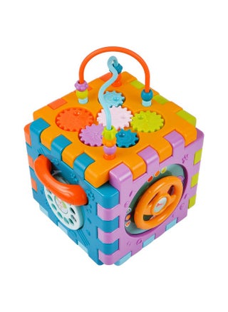 Smartcraft Activity Cube, Cube 6-in-1 Educational Activity Toy with Shapes Sorter Puzzle, Musical Key, Piano, Clock for Kids, Baby Activity Play Centre Gift for 1-3 Year Old - pzsku/Z4C99C5358A7E2D967897Z/45/_/1736426671/de5ed6ea-e5ee-440c-a634-ace84c3c8f05