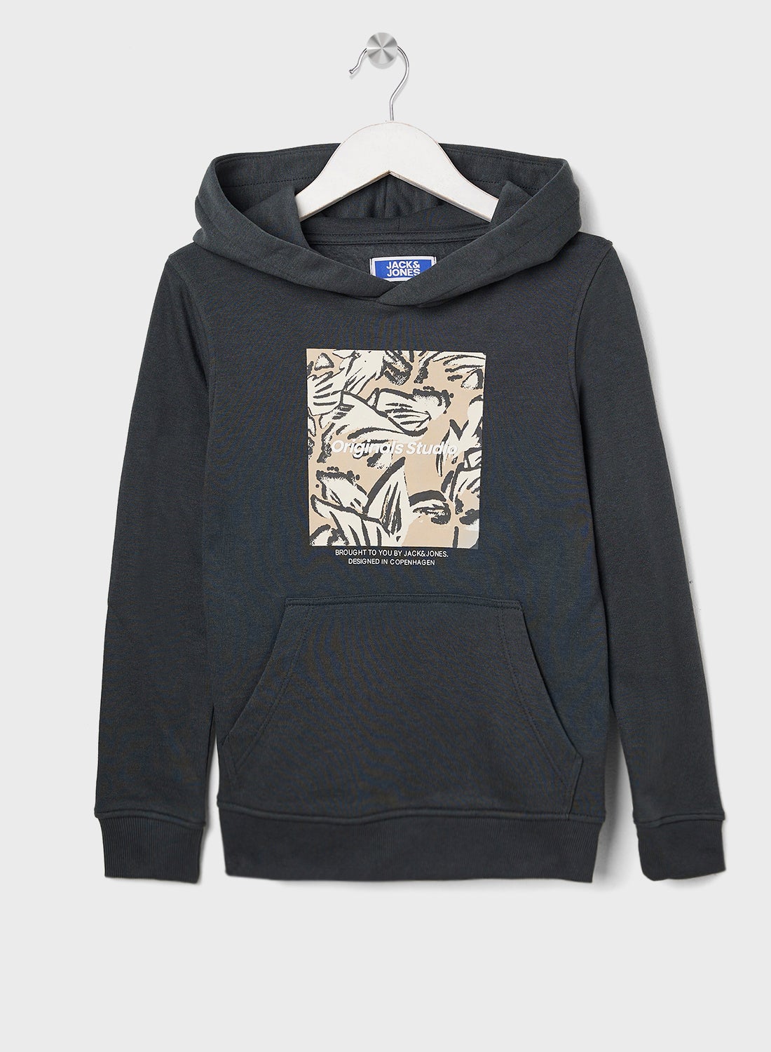 Jack & Jones Junior Kids Jjstyd Corp Logo Splash Hoodie for