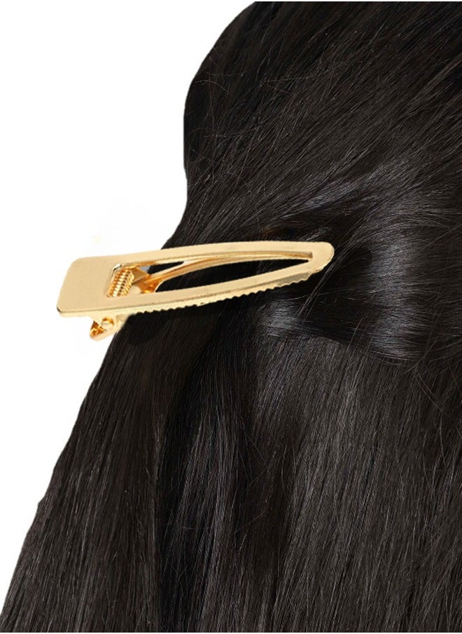 Just Peachy Just Peachy Gold-Toned Hair Accessory Set - Includes Elegant Claw Clip & Matching Pins, Stylish, Durable Hair Accessories for Women, Perfect for All Hair Types, Ideal for Everyday Wear  - Image 2