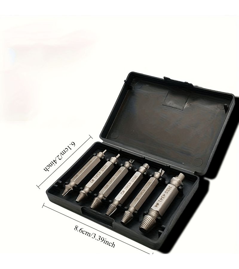 Hss Coating Extractor Set 0-4 M3-M10 Square Head Drilling Tapping Metalworking Storage Box - Image 4