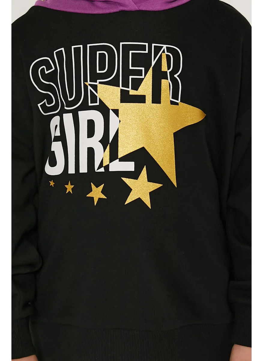 رولي بولي Girl Black Girls Tracksuit Set