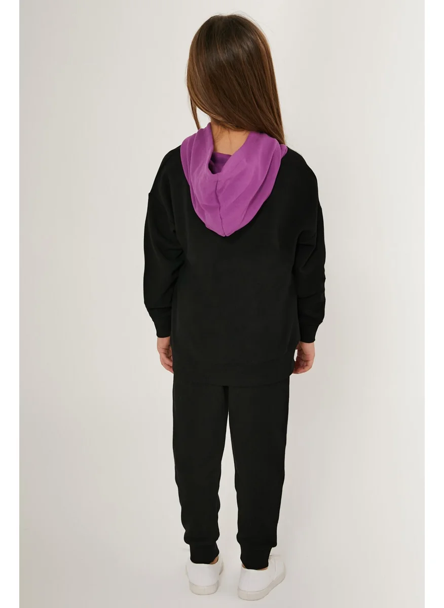 رولي بولي Girl Black Girls Tracksuit Set