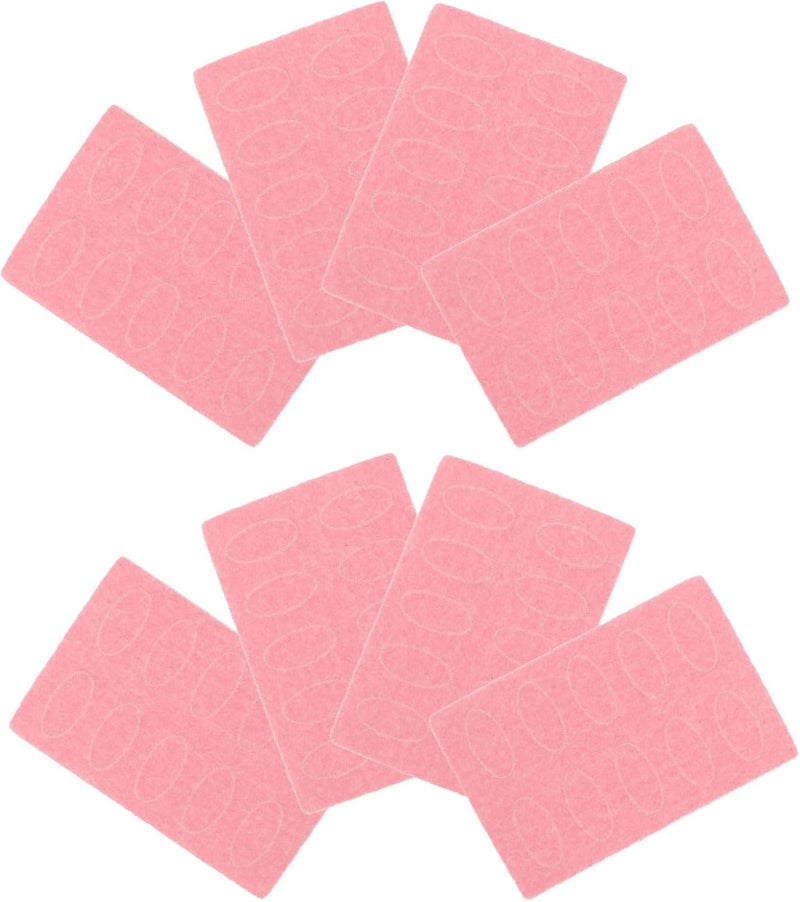 Healifty 200pcs Nail Cuticle Pusher Sandpaper Pads Self-Adhesive Pre-polishing Sanding Sheets for Nail Art Manicure and Salon Use with Multiple Grits 100#150#180#240 - Image 1