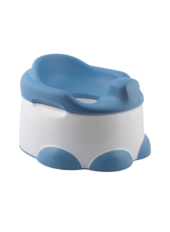 Bumbo Baby Potty Trainer With Detachable Toilet Seat And Step Stool, Powder Blue - Image 1