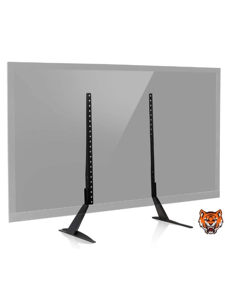 TIGER Universal TV Stand Mount – Height Adjustable TV Legs for 32-60 Inch LCD/LED/OLED Plasma TVs, 110 lb Capacity, VESA up to 800x400 mm - Image 1