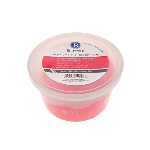 Premium Hand Therapy Putty Red 16 Oz Medium Strengthening Therapy Putty for Physical Rehabilitation