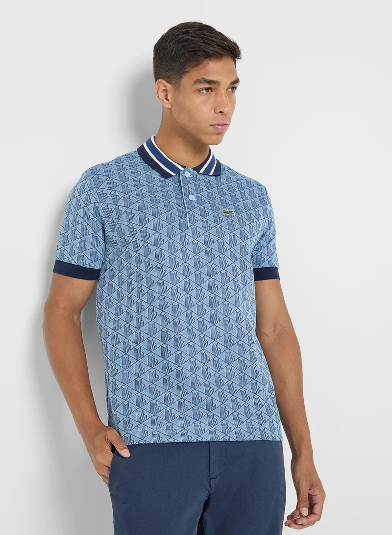 لاكوست Graphic Polo Shirt