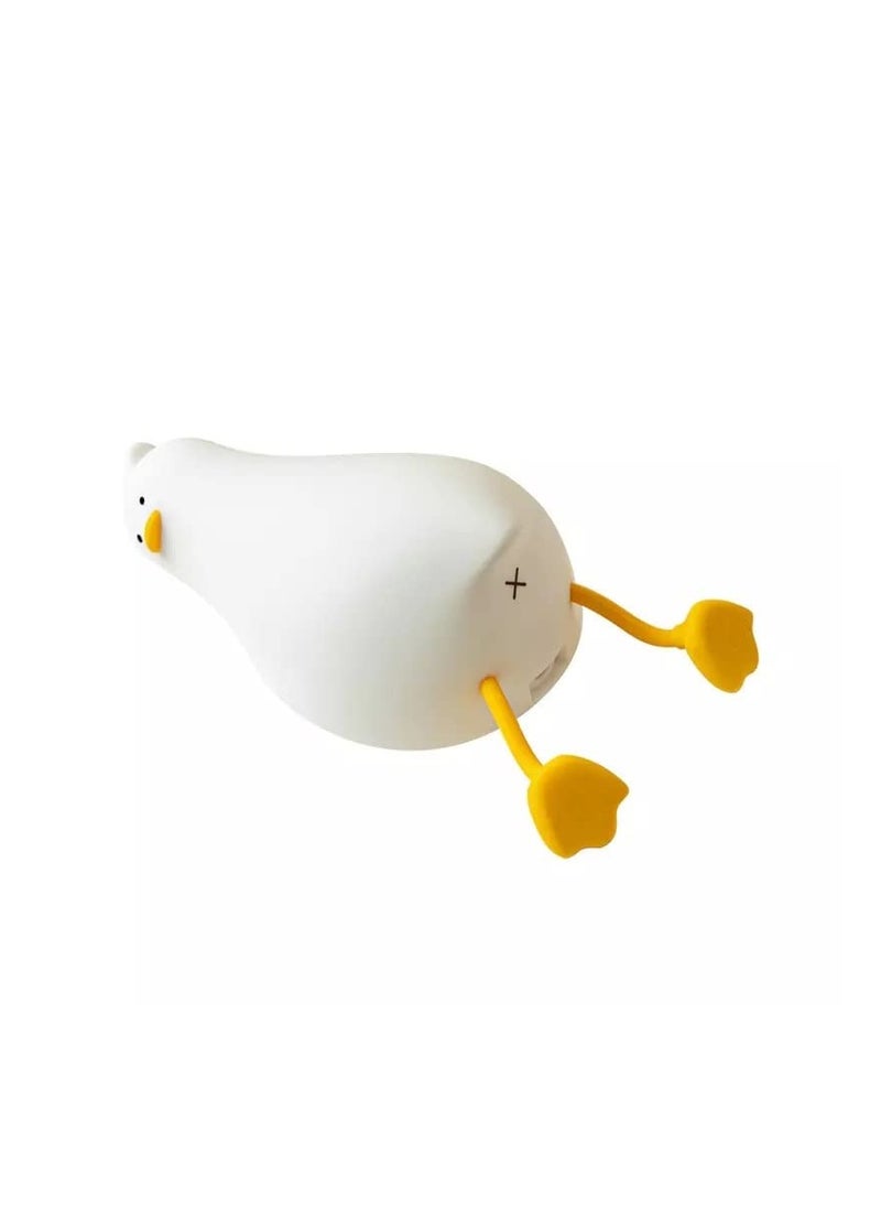 Generic - Night Light Ducky Lay Lamp Lying Flat Duck Night Light Cute Led Ducky Night Lamp 3 Brightness Ducky Lamp LED Squishy Duck Lamp Silicone Dimmable Timed - Image 1
