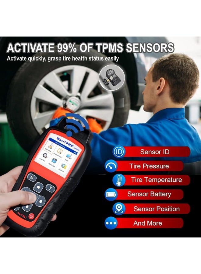 Autel MaxiTPMS TS508WF TPMS Relearn Tool, Upgrade of TS508 / TS408 TPMS Tool, Activate/Relearn All Sensors, Program Autel Sensors, TPMS Reset/Diagnosis, Read/Clear TPMS Code, Free Lifetime Update - Image 4