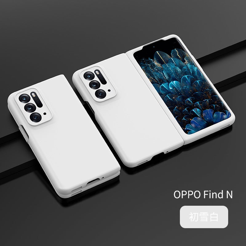 Oppofindn3 Folding Phone Case For Findn2 Skin-Sense Solid Color Findn1 Full-Covering Drop-Resistant Protective Case For Women - Image 1