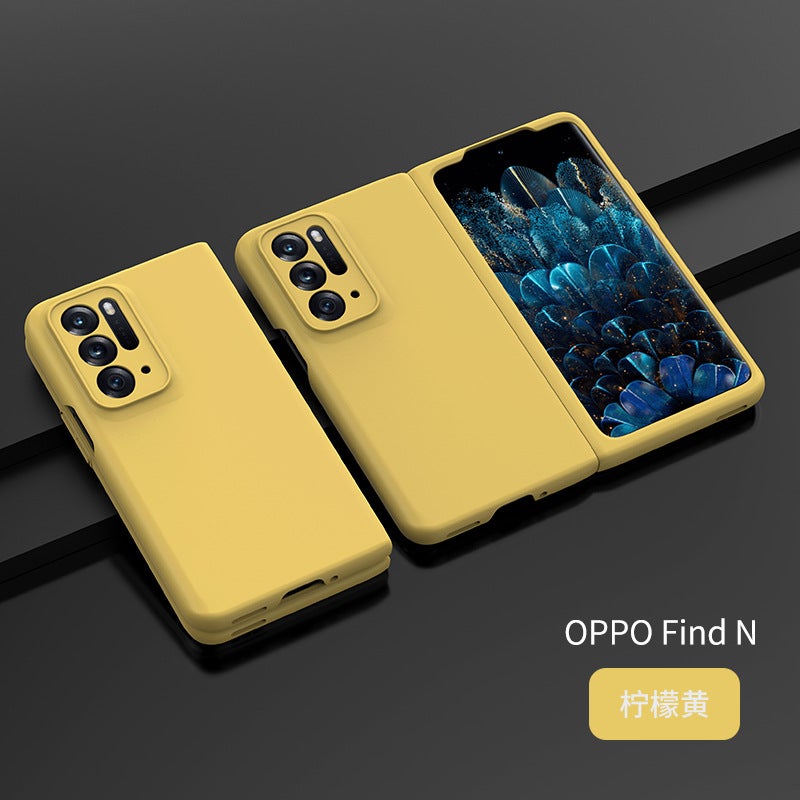 Oppofindn3 Folding Phone Case For Findn2 Skin-Sense Solid Color Findn1 Full-Covering Drop-Resistant Protective Case For Women - Image 4