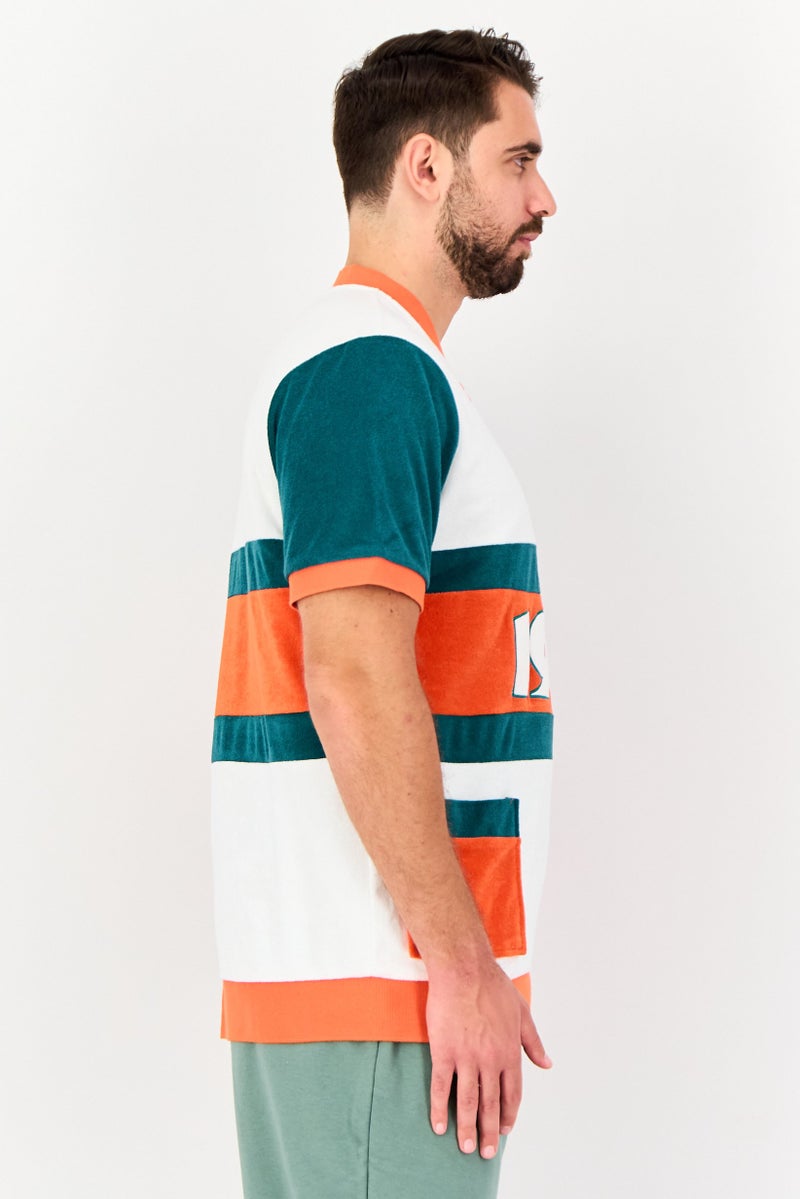 FILA تي شيرت بولو خارجي للرجال بأكمام قصيرة لولاني، متعدد الألوان - Image 2