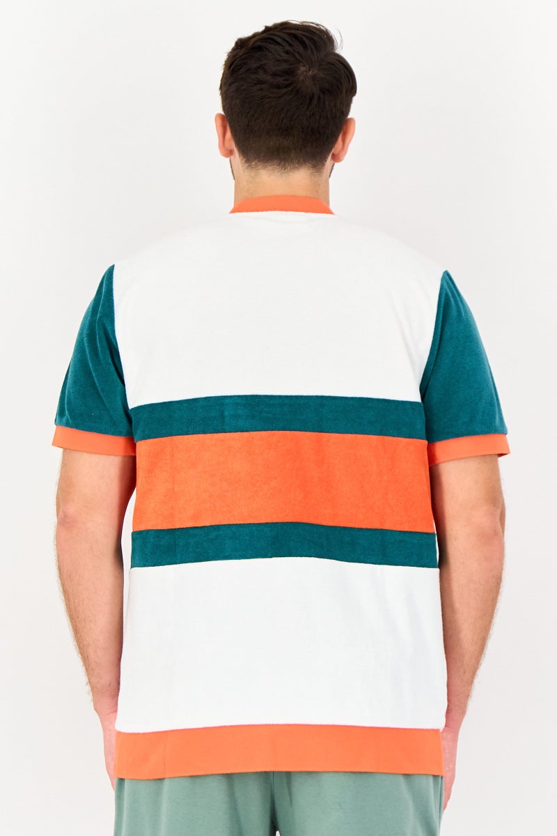 FILA تي شيرت بولو خارجي للرجال بأكمام قصيرة لولاني، متعدد الألوان - Image 3