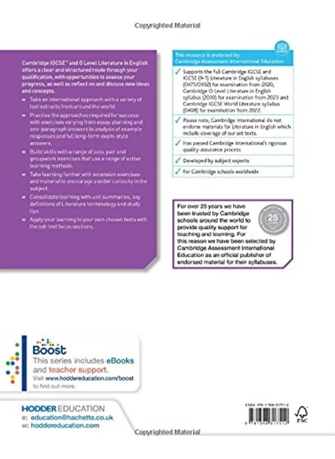 null - Cambridge IGCSE (TM) and O Level Literature in English - Image 1