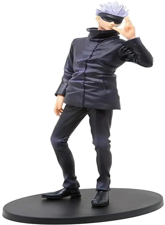 FowWelt Gojo Satoru Action Figure 21.5cm Jujutsu Kaisen Anime Collectible PVC Figurine with Stand, Multicolor Statue for Desk Car Dashboard Home Decor Gift for Fans Boys Girls Anime Fans (Gojo 21.5Cm) - Image 1