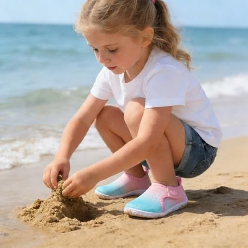FEETCITY Baby Boys Girls Water Shoes Slip-on Swim Beach Pool Shoe Walking Outdoor Sneakers 2-2.5 Years Toddler - Image 2
