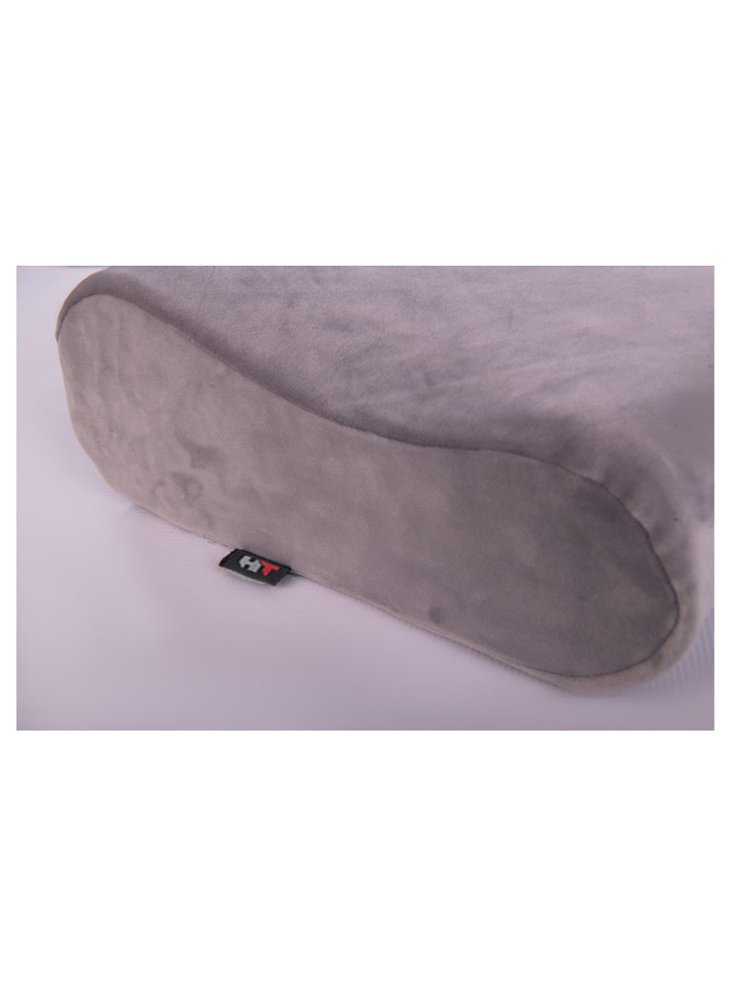 HT Medical bed pillow for sleeping, German memory foam to prevent neck, shoulder and spine pain (Grey, 50 * 30) - Image 4
