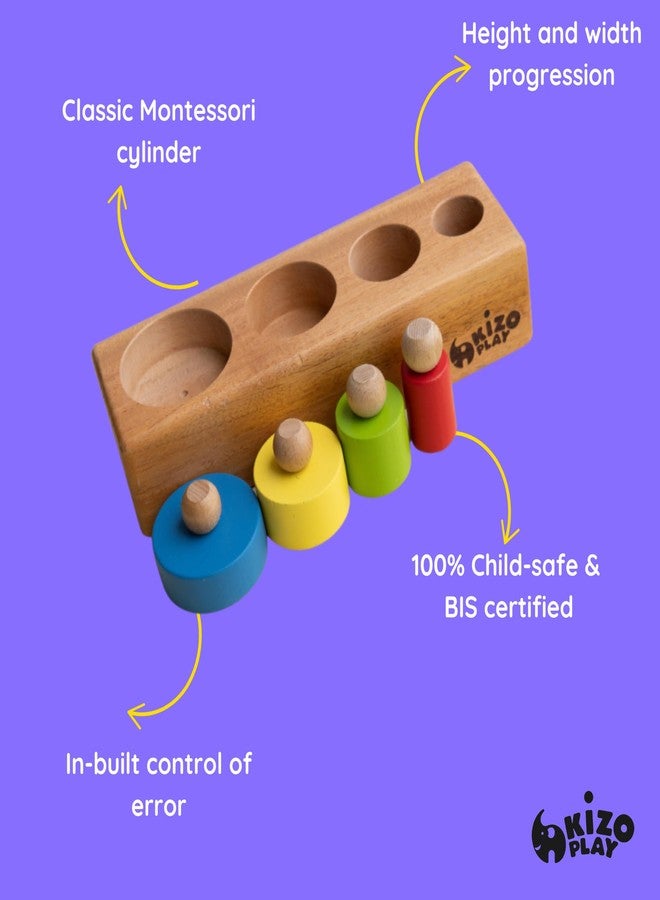 Kizoplay Montessori Cylinder Blocks - Image 4