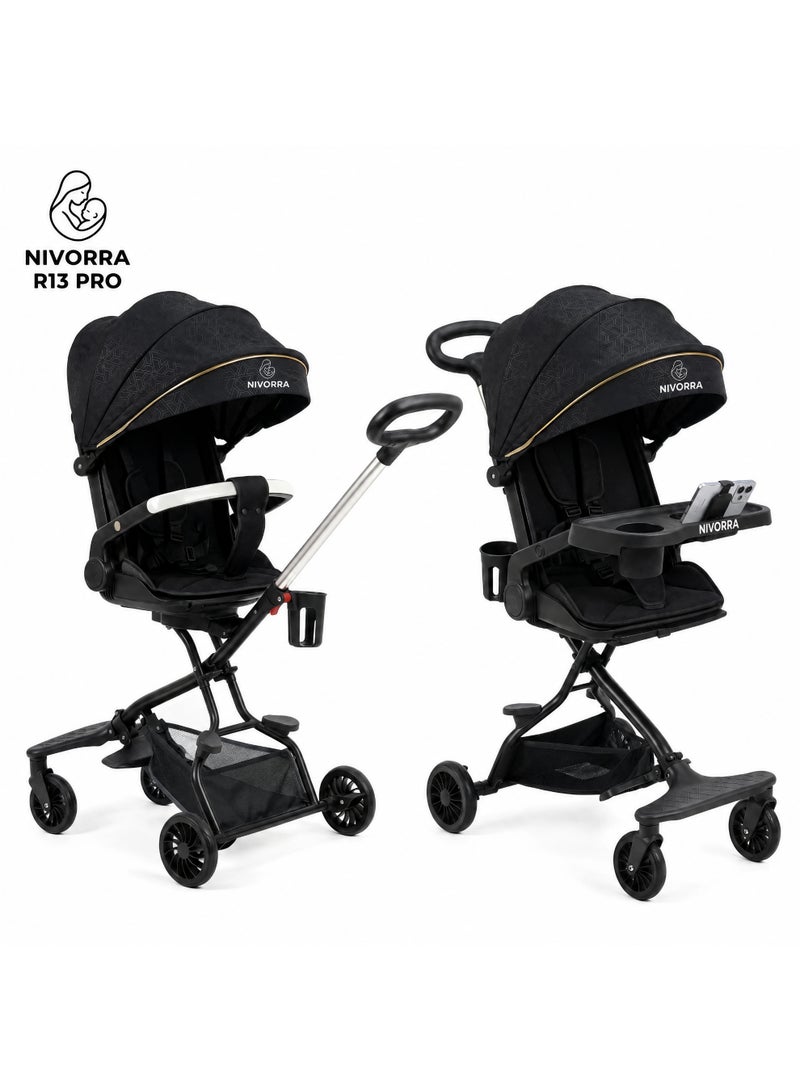 NIVORRA Lightweight Foldable Baby Stroller and Travel System with Reversible Seat - Nivorra R13 Pro - Image 2