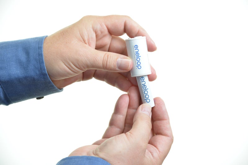 Eneloop Panasonic BQ-BS2E4SA C Size Battery Adapters for Use with Ni-MH Rechargeable AA Battery Cells, 4 Pack - Image 4