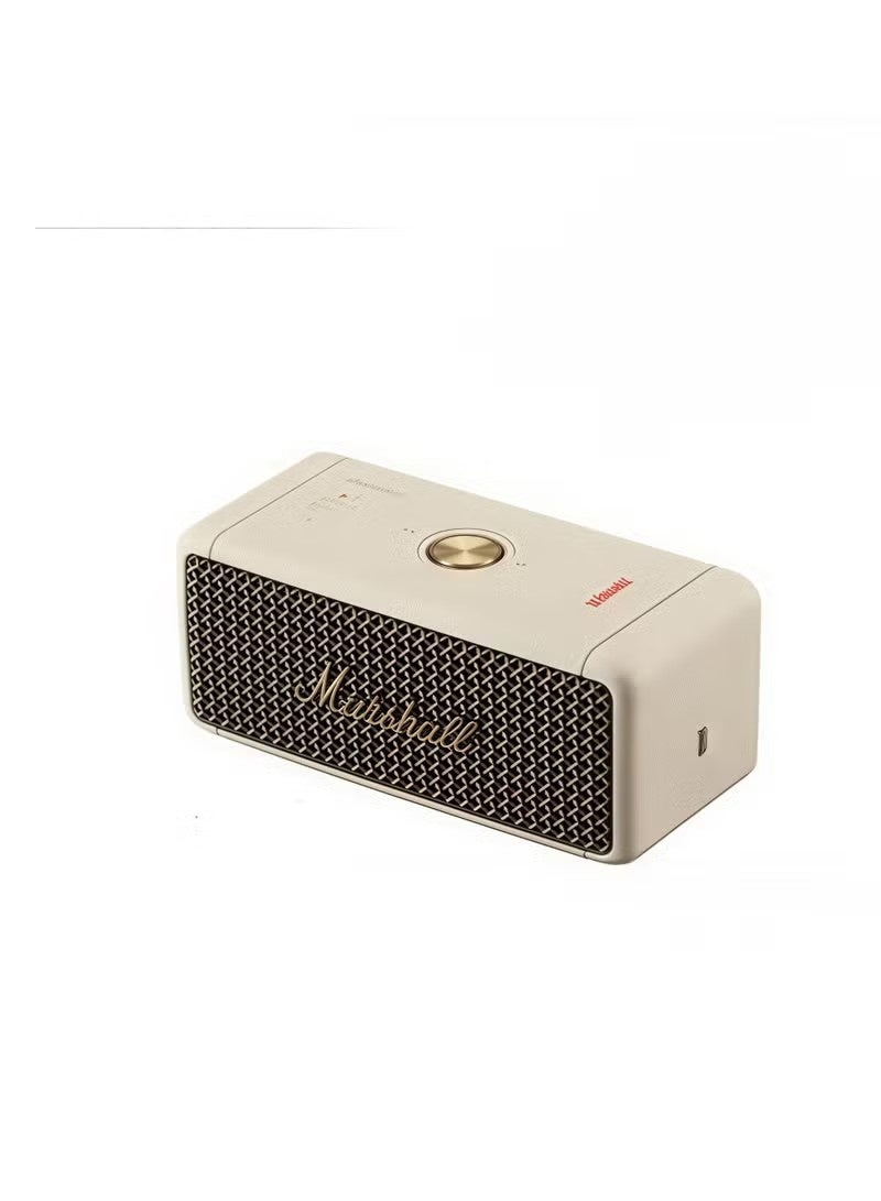 مارشال مكبر صوت صغير محمول مقاوم للماء بتقنية بلوتوث من إمبرتون مارشال، بجودة صوت عالية، لون كريمي - Image 2