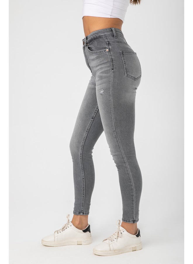 Marco Bergamo جينز نسائي ضيق بخصر عالٍ - Image 2