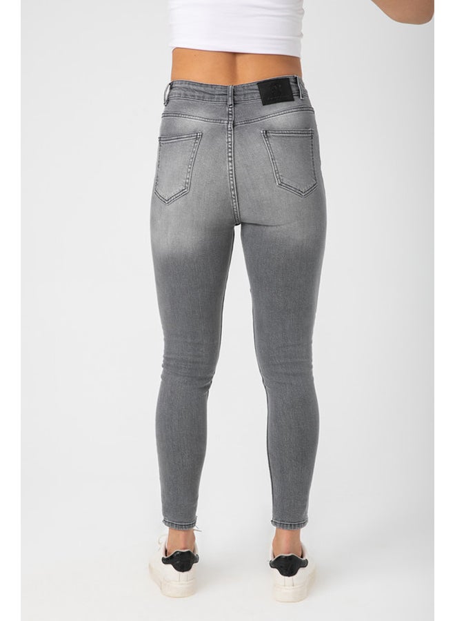 Marco Bergamo جينز نسائي ضيق بخصر عالٍ - Image 3