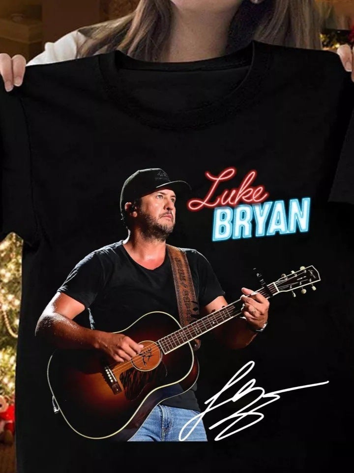 Wish Vintage Luke Bryan Est 1976 T-Shirt Country Music 2023 Tour Lining - Image 2