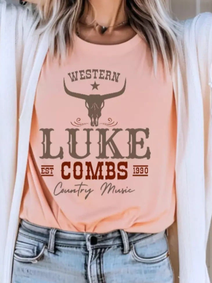 Wish Vintage Luke Bryan Est 1976 T-Shirt Country Music 2023 Tour Lining - Image 5