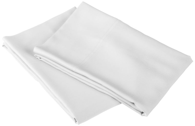 Superior Rayon From Bamboo 300 Thread Pillowcase Set Lightweight Soft Pillowcases Guest Bedroom Pillow Covers Bedding Basics Bed Essentials Luxury Sateen Weave 2 Pack Standard White