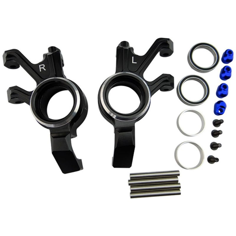 Hot Racing XMX2101 Aluminum Steering Blocks WHd Bearing Support TRA