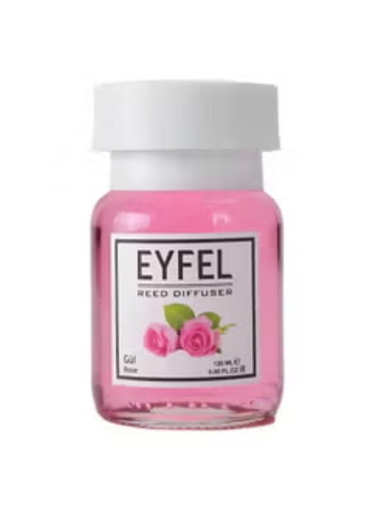 EYFEL Reed Diffuser, Rose - 120ml | Best Home Fragrance | Long-Lasting Eyfel Perfume Aroma Diffuser | Enhance Home Ambiance with Rose Scent | Perfect for Living Rooms & Bedrooms - Image 2